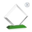 Belaire VividPrint™ Award - Green | https://www.bestnamebadges.com