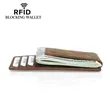 RFID Blocking Leather Card Holder Slim Front Pocket Wallet | https://www.bestnamebadges.com