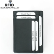 RFID Blocking Leather Wallet Zipper Credit Card Holder | https://www.bestnamebadges.com