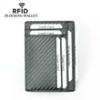 RFID Blocking Leather Wallet Zipper Credit Card Holder | https://www.bestnamebadges.com