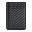 RFID Blocking Carbon Fiber Slim Front Pocket Wallet | https://www.bestnamebadges.com