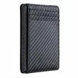 RFID Blocking Carbon Fiber Slim Front Pocket Wallet | https://www.bestnamebadges.com