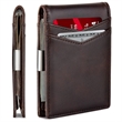 RFID Blocking Carbon Fiber Leather Wallet Slim Card Holder | https://www.bestnamebadges.com