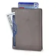 Front Pocket Minimalist Leather Slim Wallet RFID Blocking | https://www.bestnamebadges.com