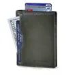 Front Pocket Minimalist Leather Slim Wallet RFID Blocking | https://www.bestnamebadges.com