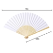 Custom Printing DIY Foldable Handheld Bamboo Paper Fan | https://www.bestnamebadges.com