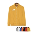 Polyester Flexiprint Custom Hoodless Sweatshirt With Zipper | https://www.bestnamebadges.com