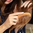 Detangling Styling Portable Fine Tooth Natural Wood Comb | https://www.bestnamebadges.com