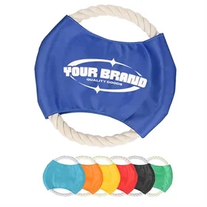 Pet Training Playing Toy Cotton Rope Dog Flying Saucer