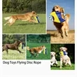 Pet Training Playing Toy Cotton Rope Dog Flying Saucer | https://www.bestnamebadges.com