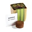 Flower Pot Set With Marigold Seeds | https://www.bestnamebadges.com