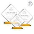 Toulon Award - Amber | https://www.bestnamebadges.com