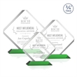 Toulon Award - Green | https://www.bestnamebadges.com