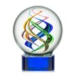 Galileo Award on Paragon Base - Blue | https://www.bestnamebadges.com