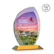Wichita VividPrint™ Award - Amber | https://www.bestnamebadges.com