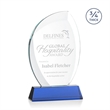 Wichita Award on Newhaven Base - Blue | https://www.bestnamebadges.com