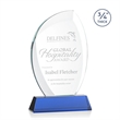 Wichita Award on Newhaven Base - Blue | https://www.bestnamebadges.com
