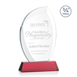 Wichita Award on Newhaven Base - Red | https://www.bestnamebadges.com