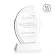 Wichita Award on Newhaven Base - White | https://www.bestnamebadges.com