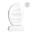 Wichita Award on Newhaven Base - White | https://www.bestnamebadges.com