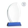Wichita VividPrint™ Award on Newhaven Base - Blue | https://www.bestnamebadges.com