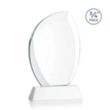 Wichita VividPrint™ Award on Newhaven Base - White | https://www.bestnamebadges.com