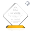 Toulon Award - Amber | https://www.bestnamebadges.com