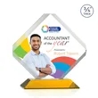 Toulon VividPrint™ Award - Amber | https://www.bestnamebadges.com
