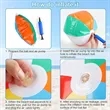 Holiday Swimming Pool Party Colored Inflatable Beach Ball | https://www.bestnamebadges.com