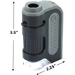Lighted Pocket Portable Science Lab Handheld Microscope | https://www.bestnamebadges.com