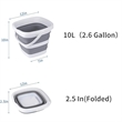 Portable Outdoor Space Saving Collapsible Bucket | https://www.bestnamebadges.com