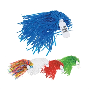Cheerleading Poms With Baton Handle