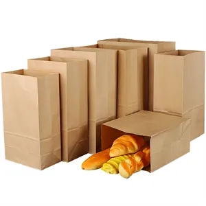 Oil-proof Food Grade Kraft Paper Bag