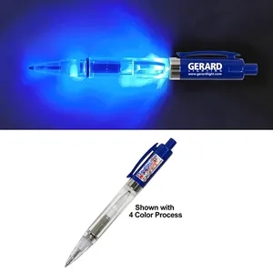 Vicente Light Up Pen with BLUE Color LED | https://www.bestnamebadges.com