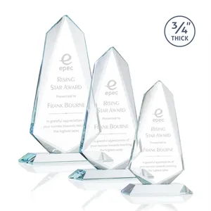 Sheridan Award - Clear | https://www.bestnamebadges.com