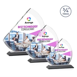 Nantucket VividPrint™ Award - Black | https://www.bestnamebadges.com