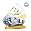 Nantucket VividPrint™ Award - Amber | https://www.bestnamebadges.com