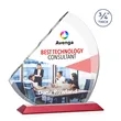 Nantucket VividPrint™ Award - Red | https://www.bestnamebadges.com