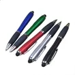 Light up Logo Ballpoint Stylus Advertising Pen | https://www.bestnamebadges.com