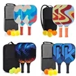 Fiberglass Outdoor Racket Set | https://www.bestnamebadges.com