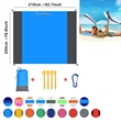 Beach Blanket | https://www.bestnamebadges.com