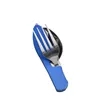 4-in-1Portable Stainless Camping Utensils Combo Set | https://www.bestnamebadges.com