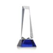 Rustern Obelisk VividPrint™ Award on Base - Blue | https://www.bestnamebadges.com
