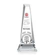 Rustern Obelisk VividPrint™ Award on Base - Clear | https://www.bestnamebadges.com