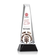 Rustern Obelisk VividPrint™ Award on Base - Black | https://www.bestnamebadges.com