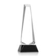 Rustern Obelisk VividPrint™ Award on Base - Black | https://www.bestnamebadges.com