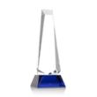 Rustern Obelisk VividPrint™ Award on Base - Blue | https://www.bestnamebadges.com