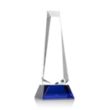 Rustern Obelisk Award on Base - Blue | https://www.bestnamebadges.com