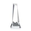 Rustern Obelisk Award on Base - Clear | https://www.bestnamebadges.com