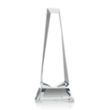 Rustern Obelisk Award on Base - Clear | https://www.bestnamebadges.com